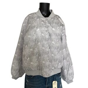 Gray camo Bomber Jacket size XL